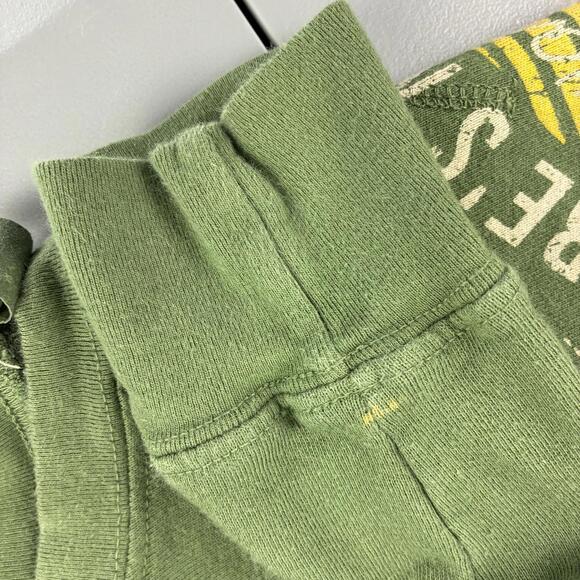 Love Vintage Green Mountain Graphic Cropped Sweatshirt Granola Outdoor - Picture 4 of 6